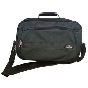 Samsonite Green Carry-On Luggage Overnight Bag Trolley Sleeve & Shoulder Strap